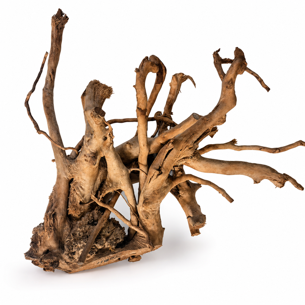 Premium natural Spider Wood driftwood for aquarium aquascaping