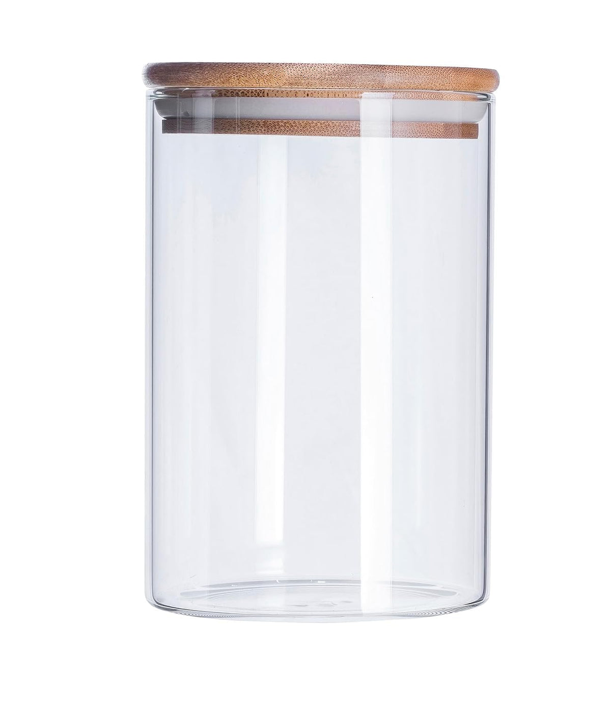 1050 ml Glass jar with Bamboo lid for terrarium