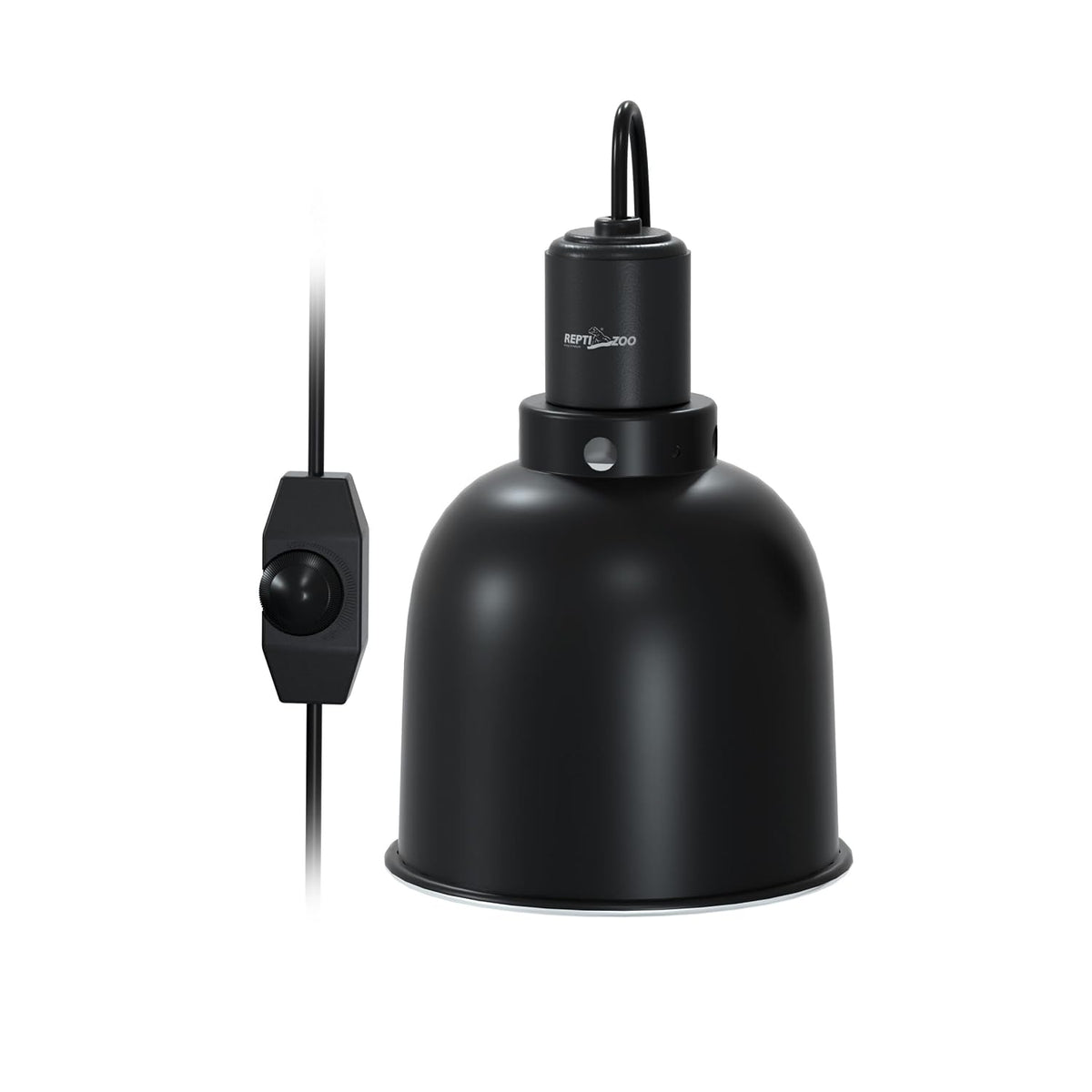 ReptiZoo Deep Dome Lamp Fixture RL04D | 5.5" Reflective Hood, Max 100W