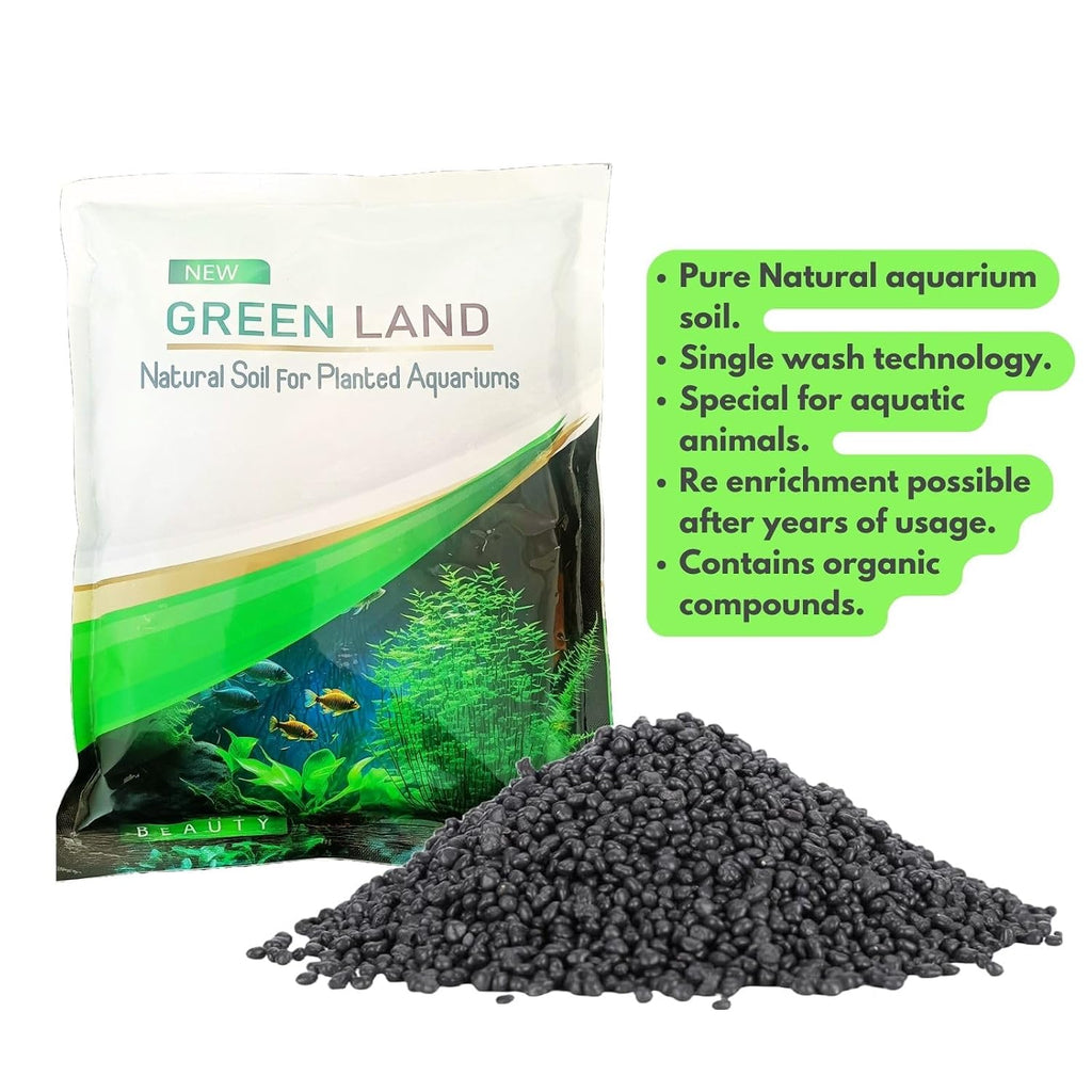 Green Land Natural Aquarium Soil – Planted Tank & Shrimp Substrate