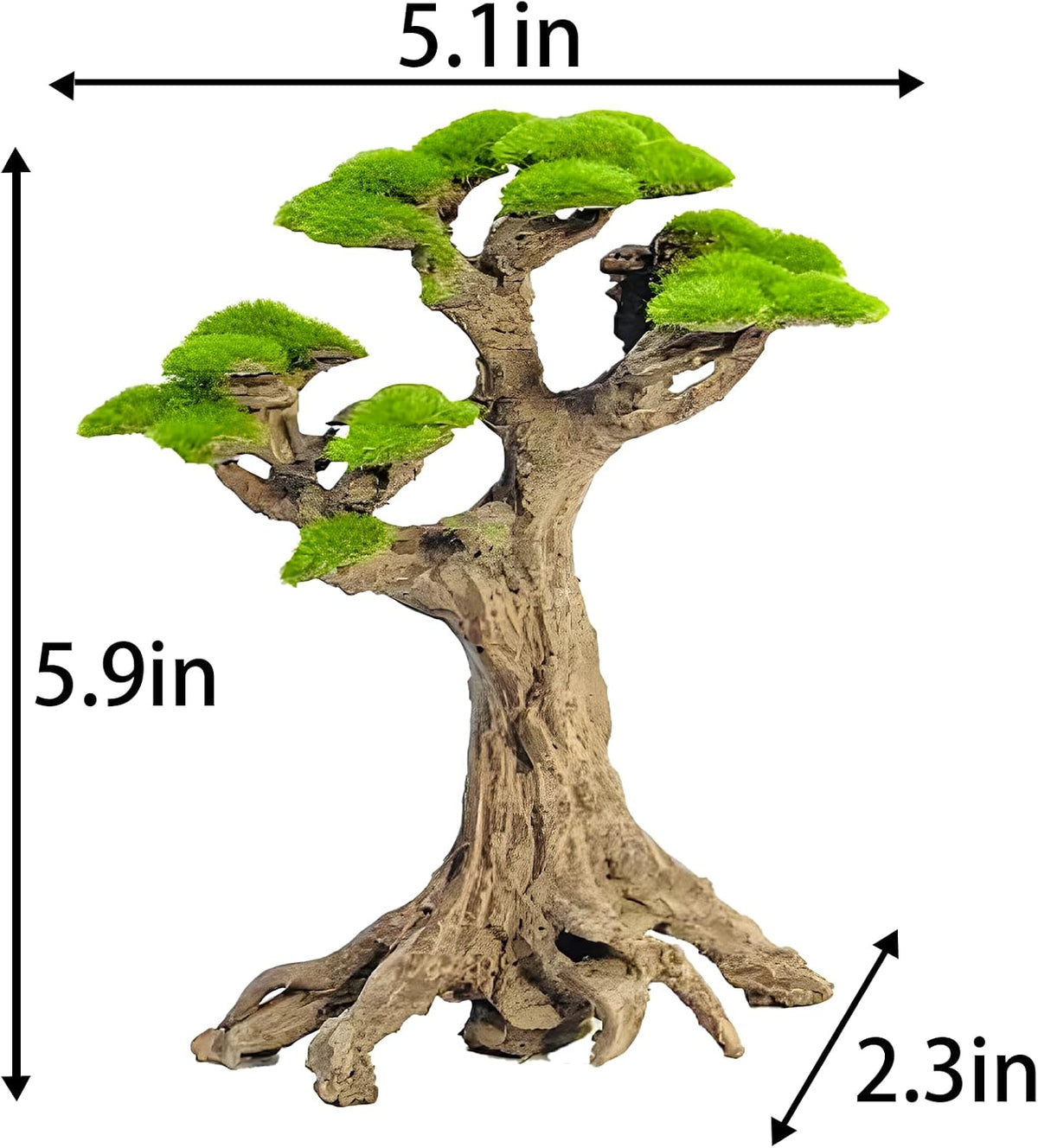 FAUX Small Moss Tree