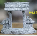 Stone Deco Miniature Gate with fence