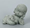 Stone Deco Miniature Buddha Reclining