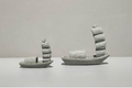 Stone Deco Miniature Boat