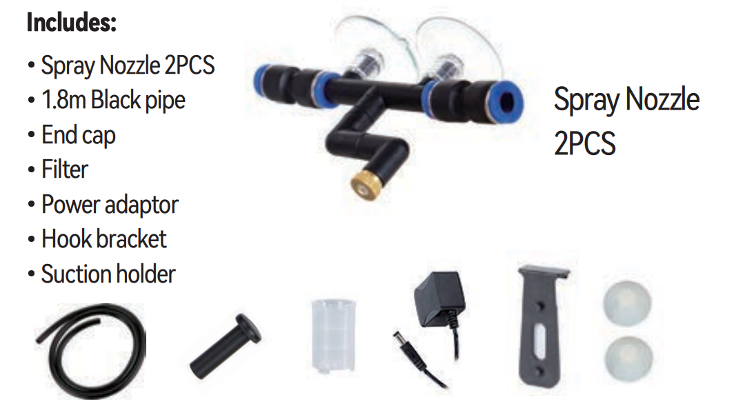 ReptiZoo TR09 Pocket Timing Mister System for Paludariums
