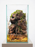 Waterfall Terrarium made of Red Lava Rocks