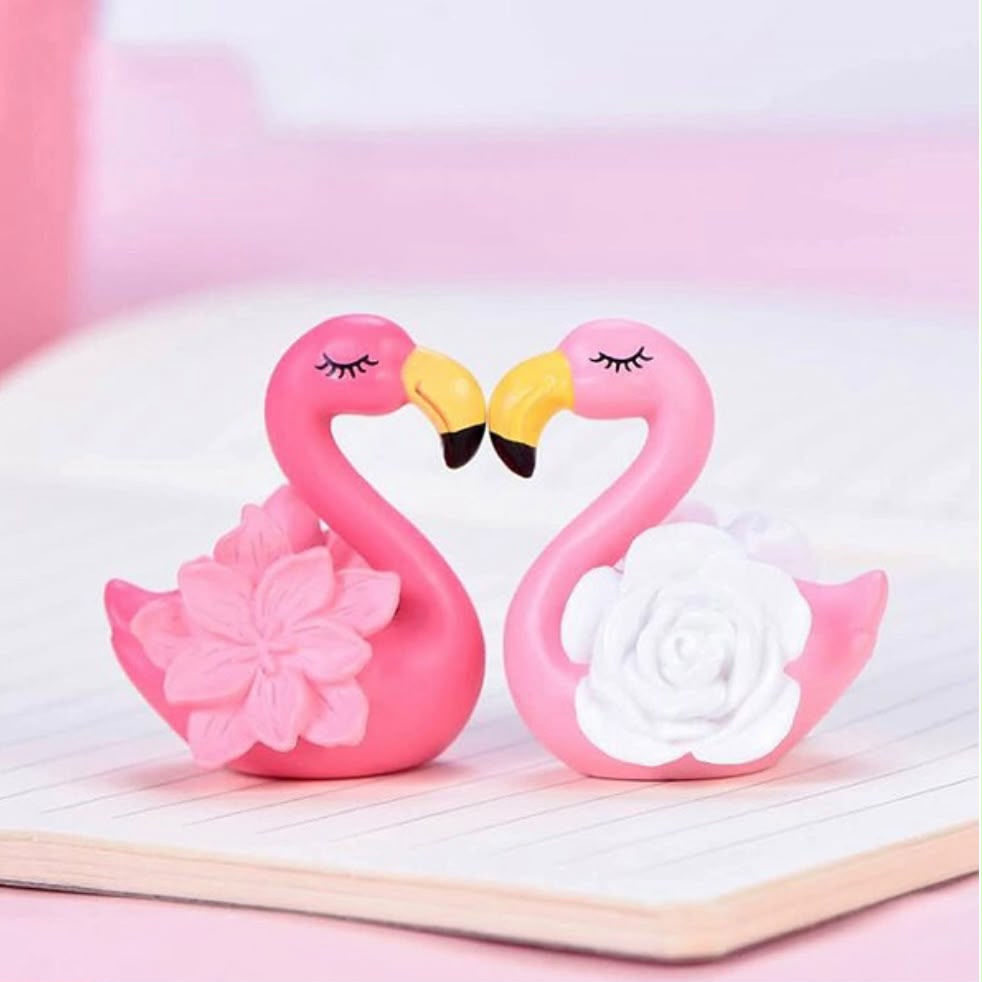 FLORAL SWAN SET/ 4.3CM