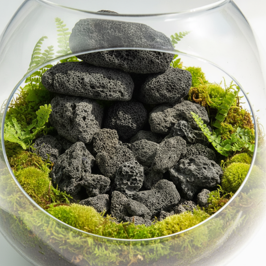 Small Black lava Rocks