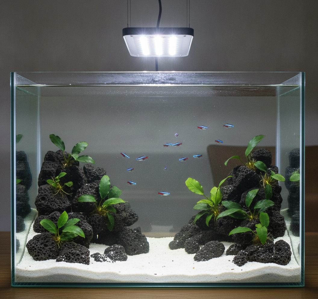 Black Lava Rocks Aquascape