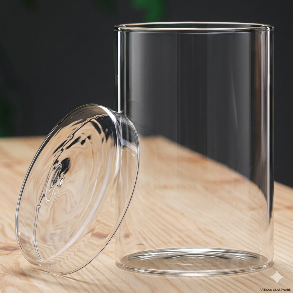 CHAOKE CY 150 Glass Terrarium Jar with Cover
