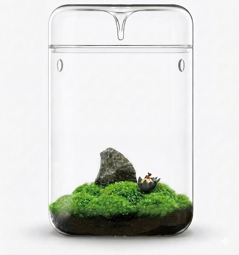 MS 150 Glass Container with Cover