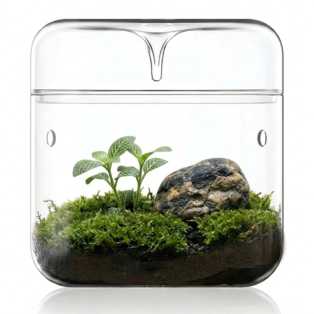 Glass Container with Cover
