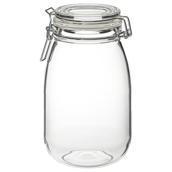 1500 ml terrarium glass jar with lid