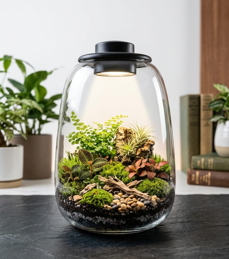 Terrarium Bowl With Light