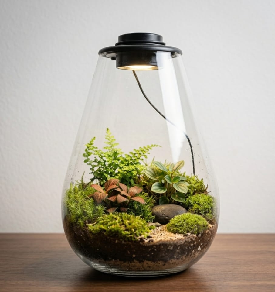 Terrarium Jar With Light